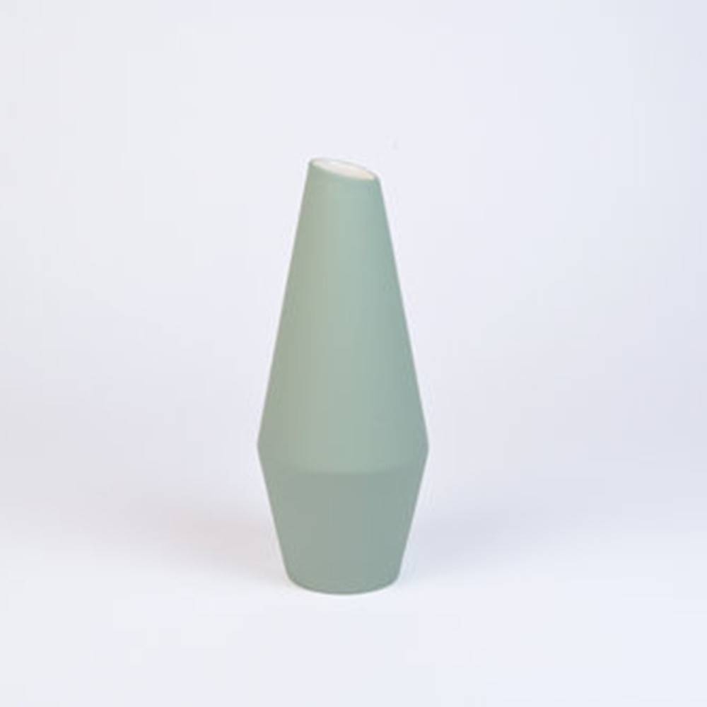 Crooked Vase, Soft Green - Classy Ceramic Vase